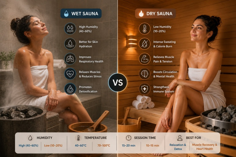 Wet vs Dry Sauna