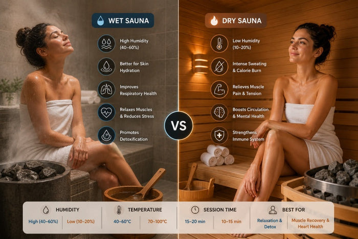 Wet vs Dry Sauna